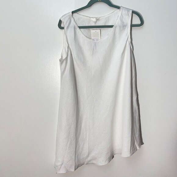 Kleen Women's‎ White Sleeveless Tank Dress XL